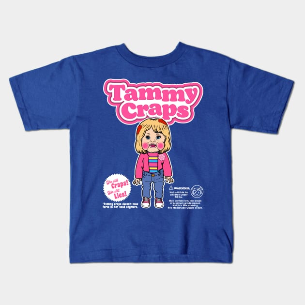 Tammy Craps Kids T-Shirt by darklordpug